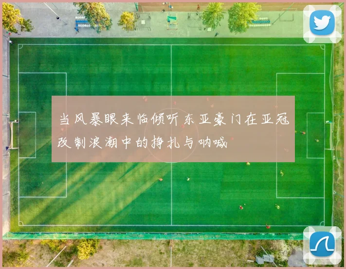 当风暴眼来临倾听东亚豪门在亚冠改制浪潮中的挣扎与呐喊